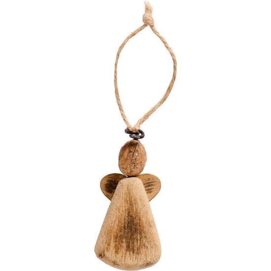 Dřevěná ozdoba na zavěšení anděl Ib Laursen Lucia V.6,8 cm_0