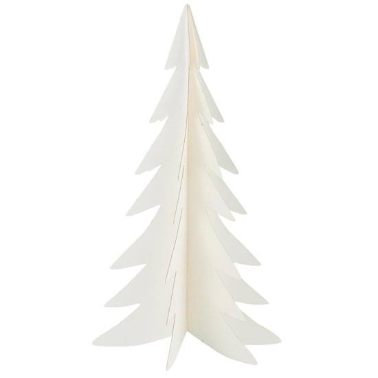 Papírový vánoční stromek Ib Laursen V.25 cm bílý_0