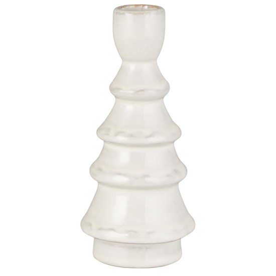 Porcelánový svícen Ib Laursen V.16 cm bílý_0