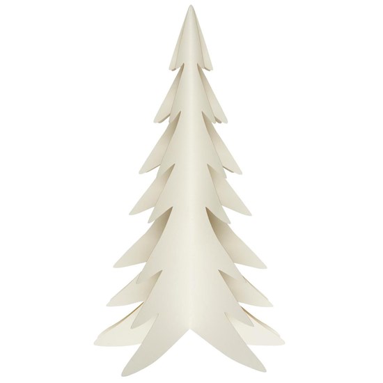 Papírový vánoční stromek Ib Laursen V.35 cm bílý_0