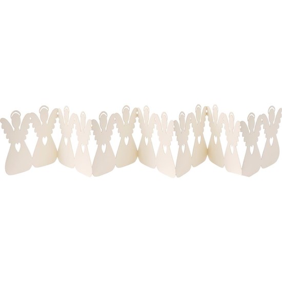 Vánoční dekorace na stůl Ib Laursen D.75 cm bílá_0