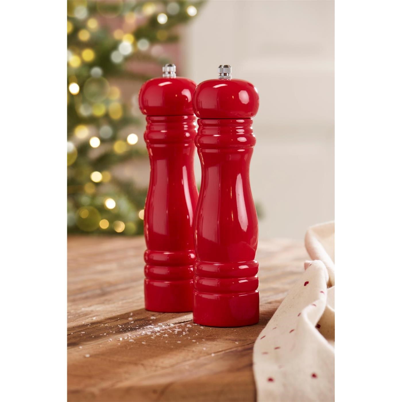 Mlýnek na sůl/pepř Ib Laursen lakovaný V.21,5 cm červený cena za 1 ks!_0