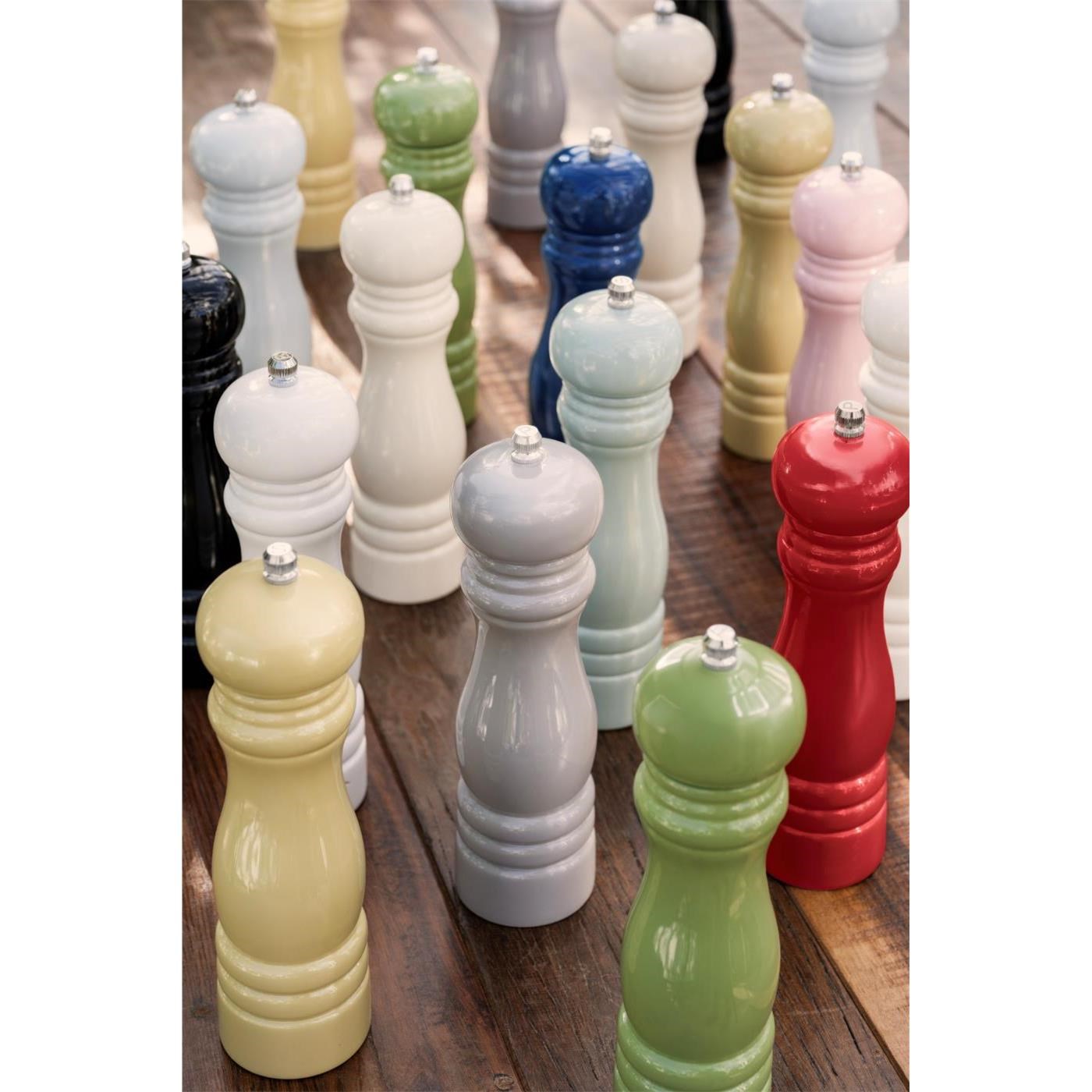 Mlýnek na sůl/pepř Ib Laursen lakovaný V.21,5 cm červený cena za 1 ks!_1