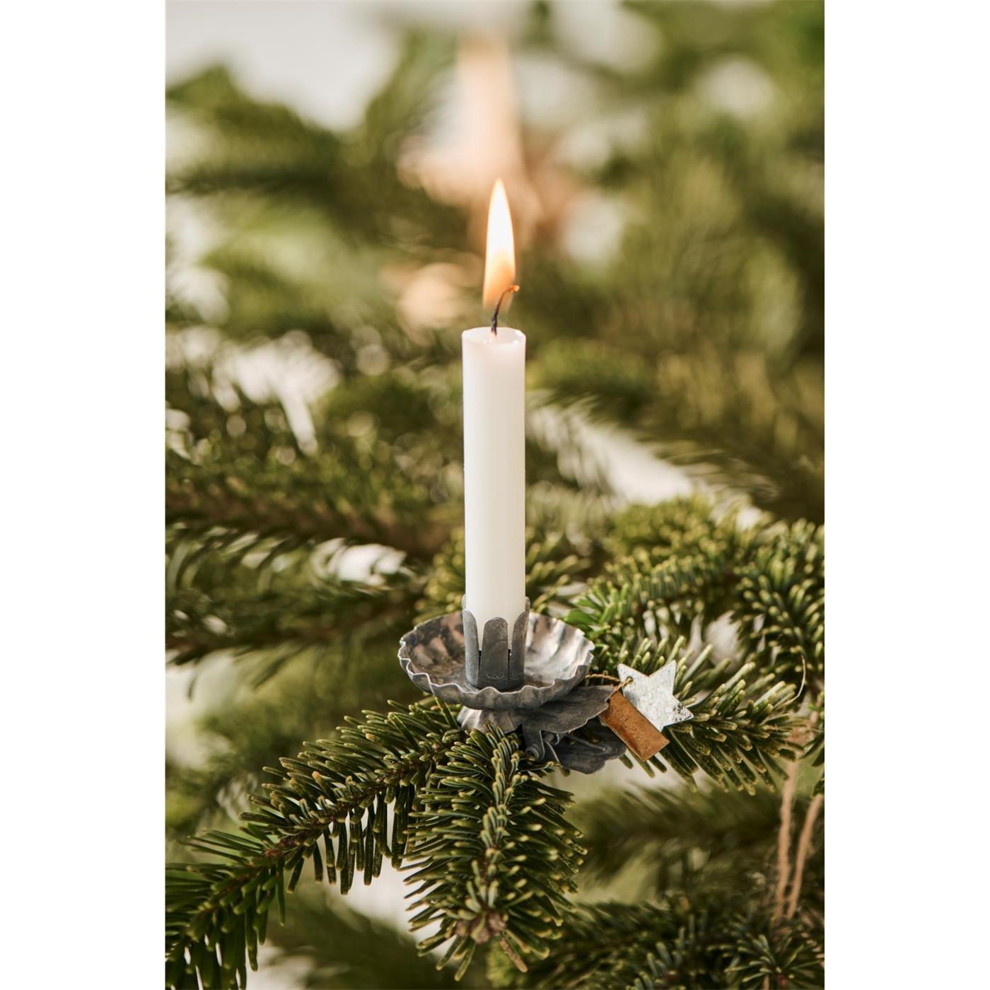 Dárková krabička se svíčkami V.10 cm SET/12ks bílé_0