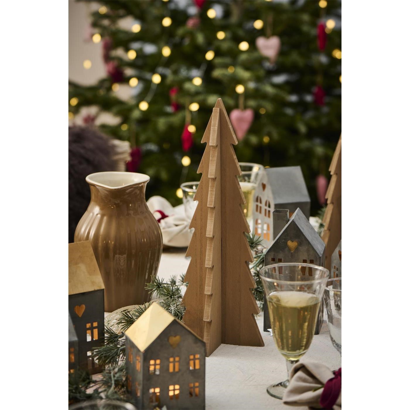 Vánoční dekorace stromku Ib Laursen V.26 cm hnědý_0