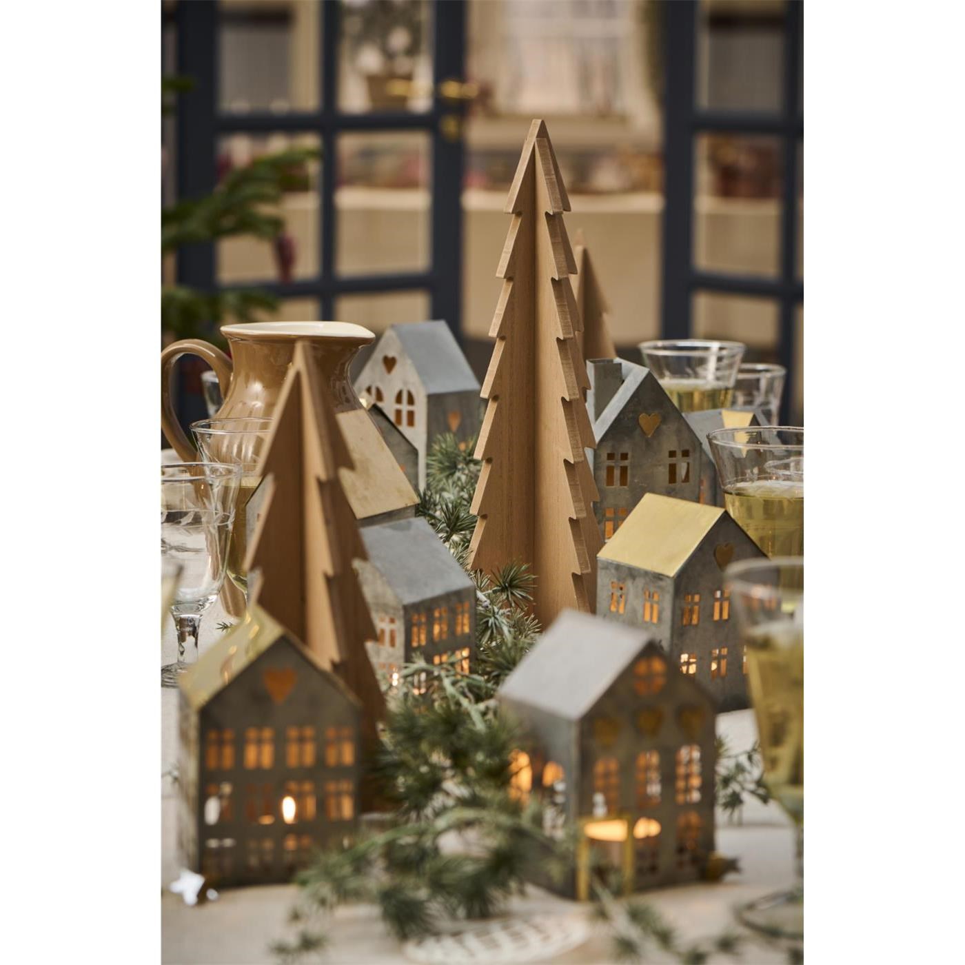 Vánoční dekorace stromku Ib Laursen V.26 cm hnědý_2