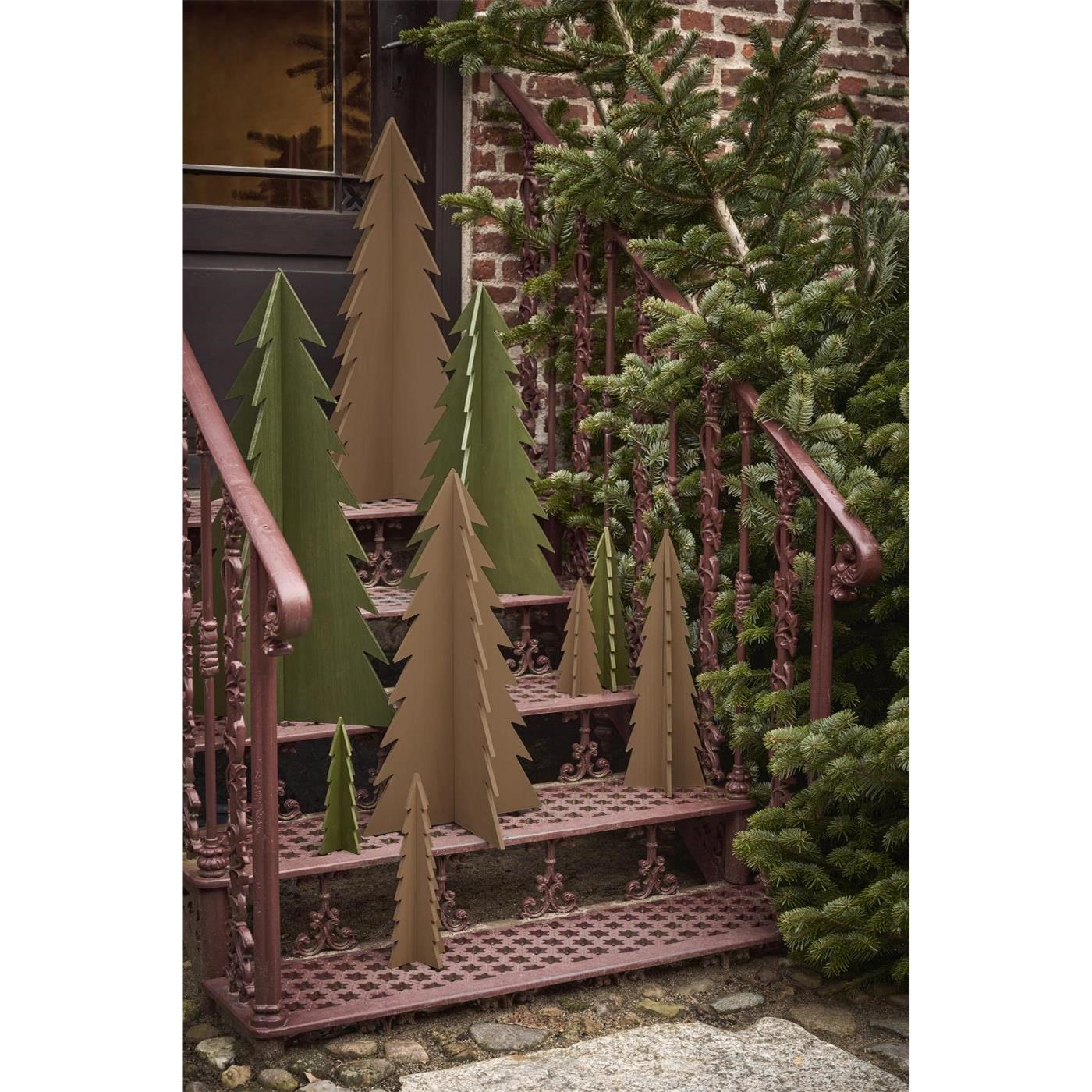 Vánoční dekorace stromku Ib Laursen V.26 cm hnědý_4