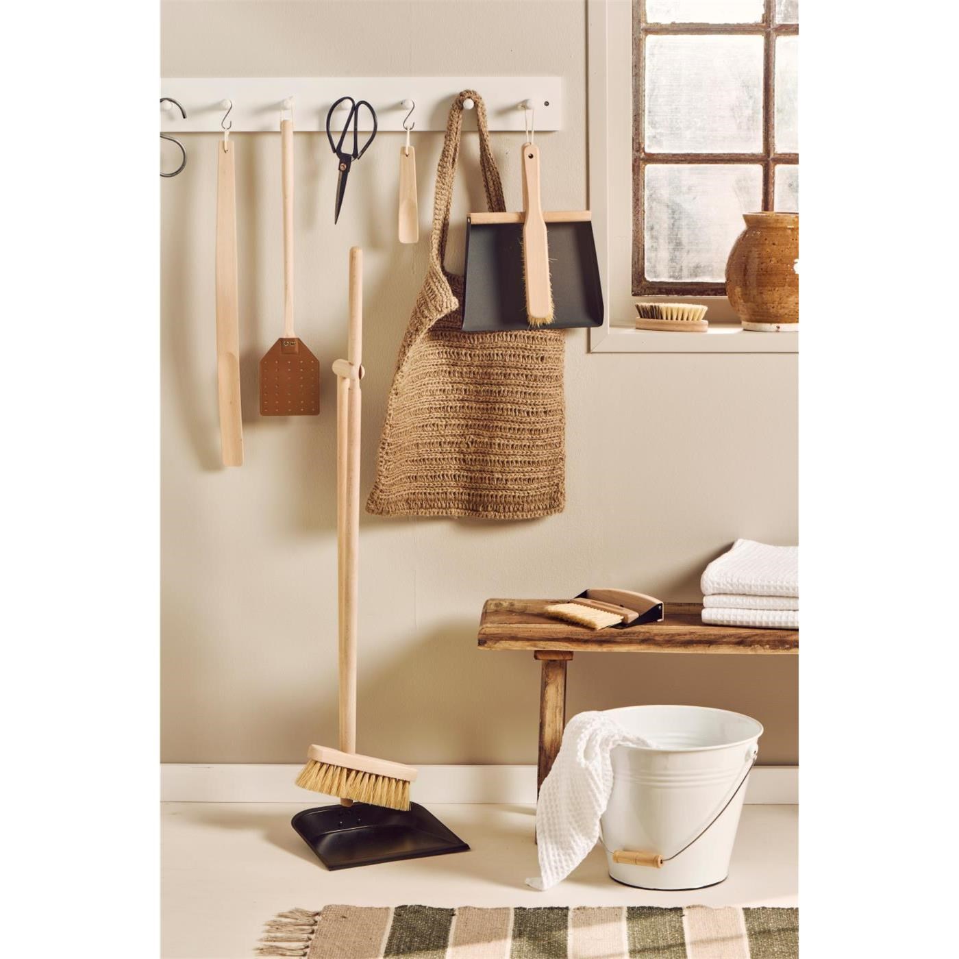 Lžíce na boty Ib Laursen s bavlněnou šňůrkou D.55 cm přírodní_0