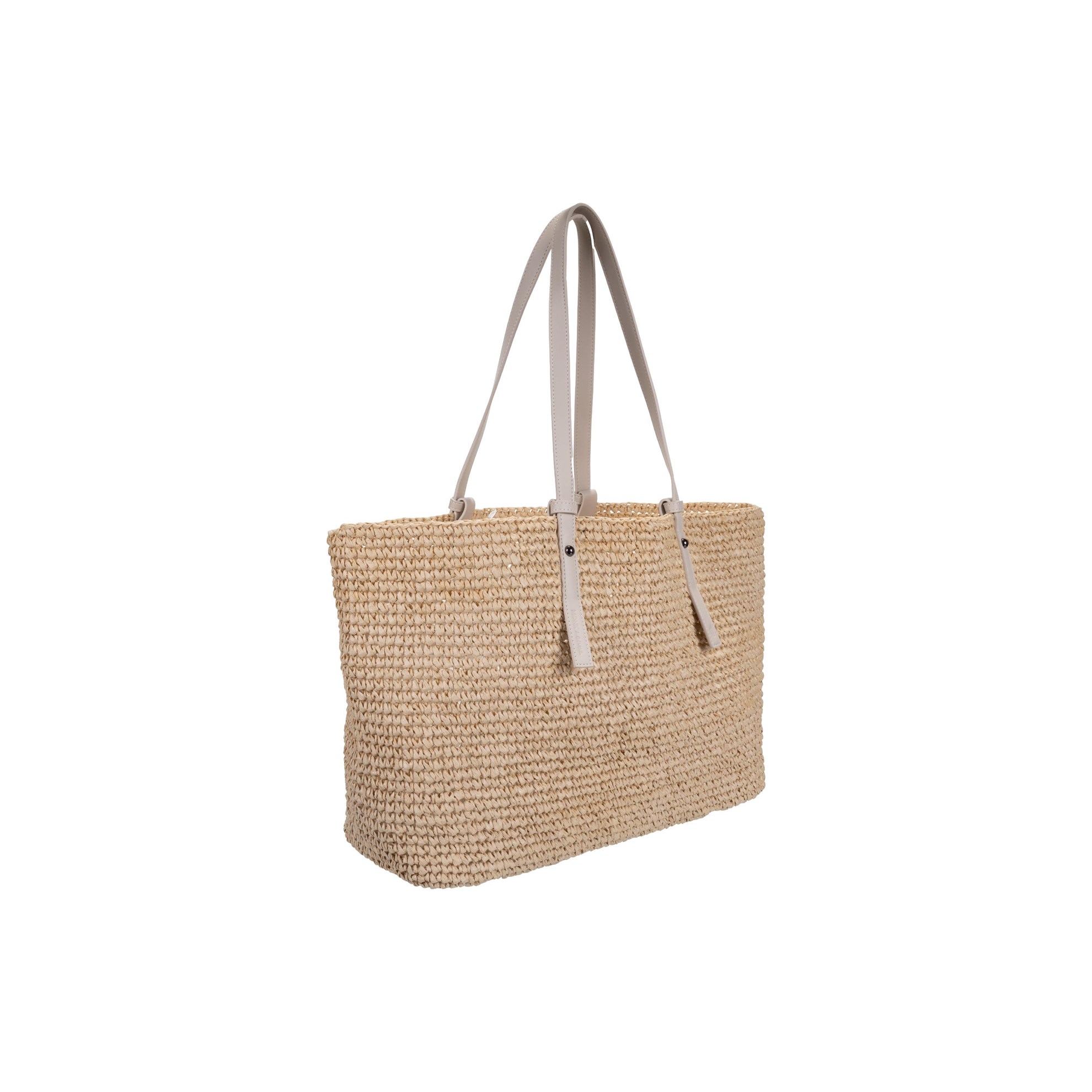 Slaměná taška Monk & Anna KAMI stone_0