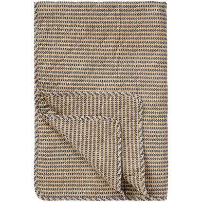 Prošívaná deka/přehoz Ib Laursen s modrými stonky 180x130 cm_0