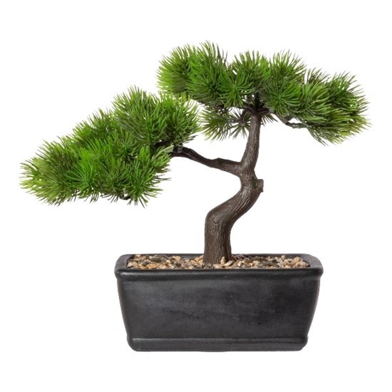 Umělá dekorace bonsai MODŘÍN 25cm_0