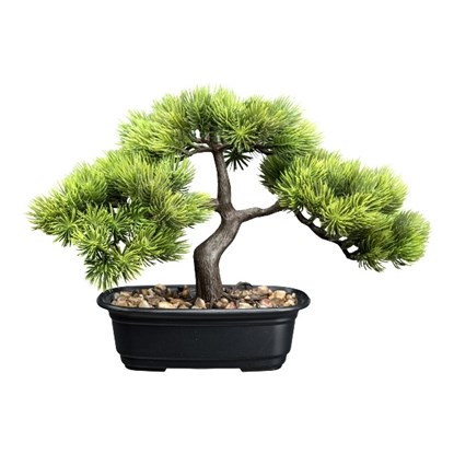Umělá dekorace bonsai BOROVICE 30cm_0
