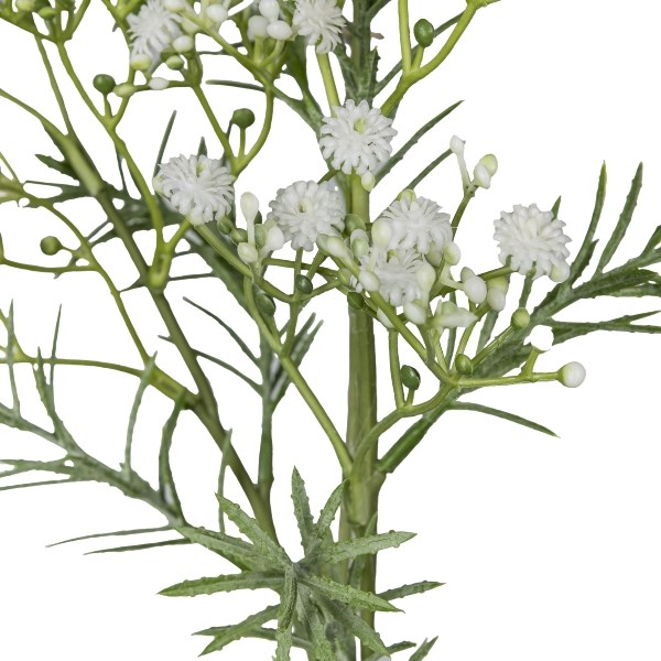 Umělá větvička květiny Gypsofila 73cm bílá_0