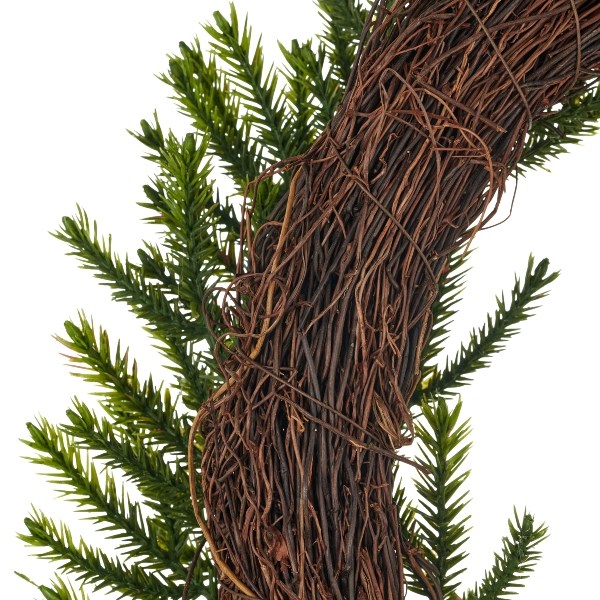 Umělý smrkový věnec 45cm zelený_1