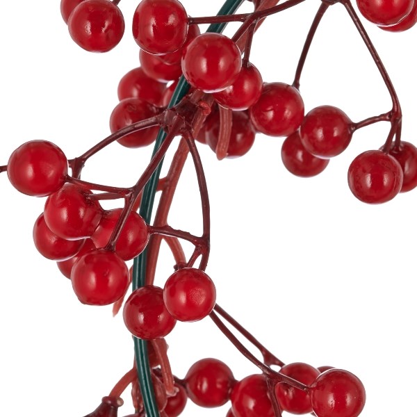 Dekorační věnec z lesních plodů 30cm červený_0