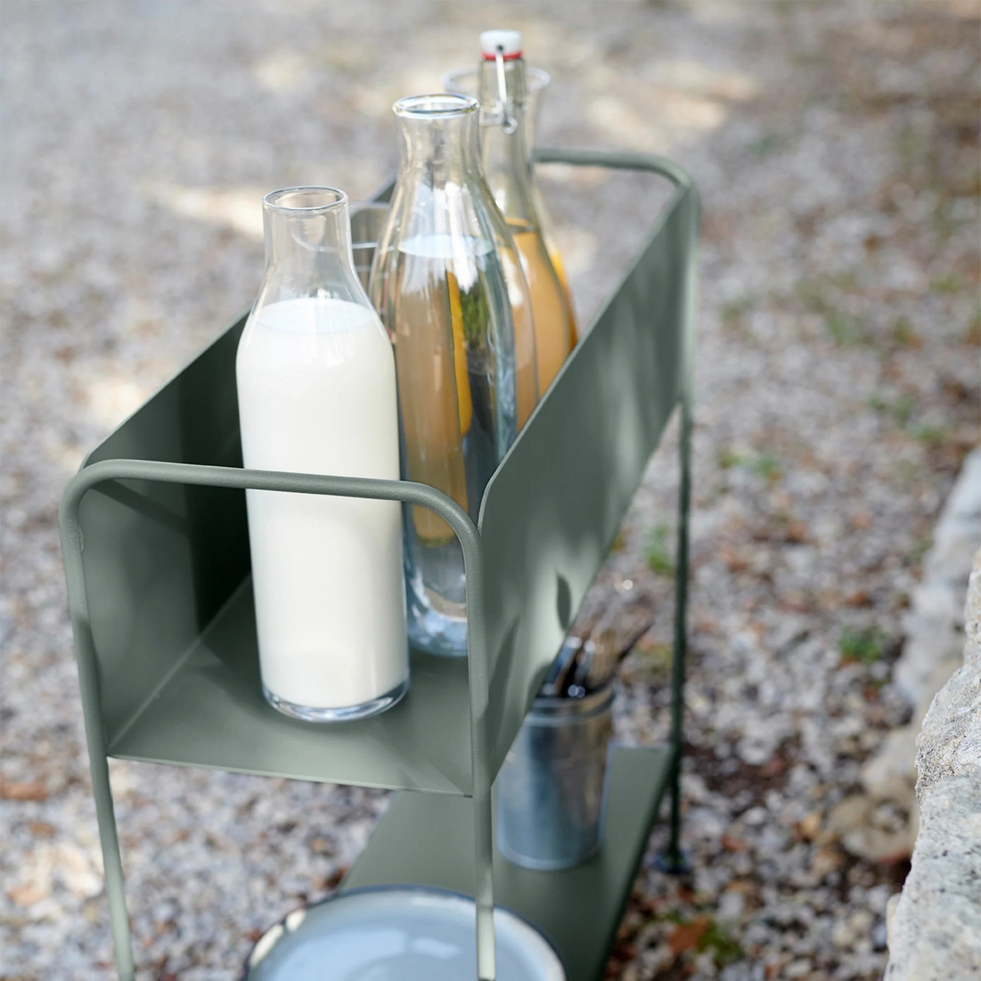 Regál na květináče nebo stolování Fermob PICOLINO V.63cm - Black Cherry_2