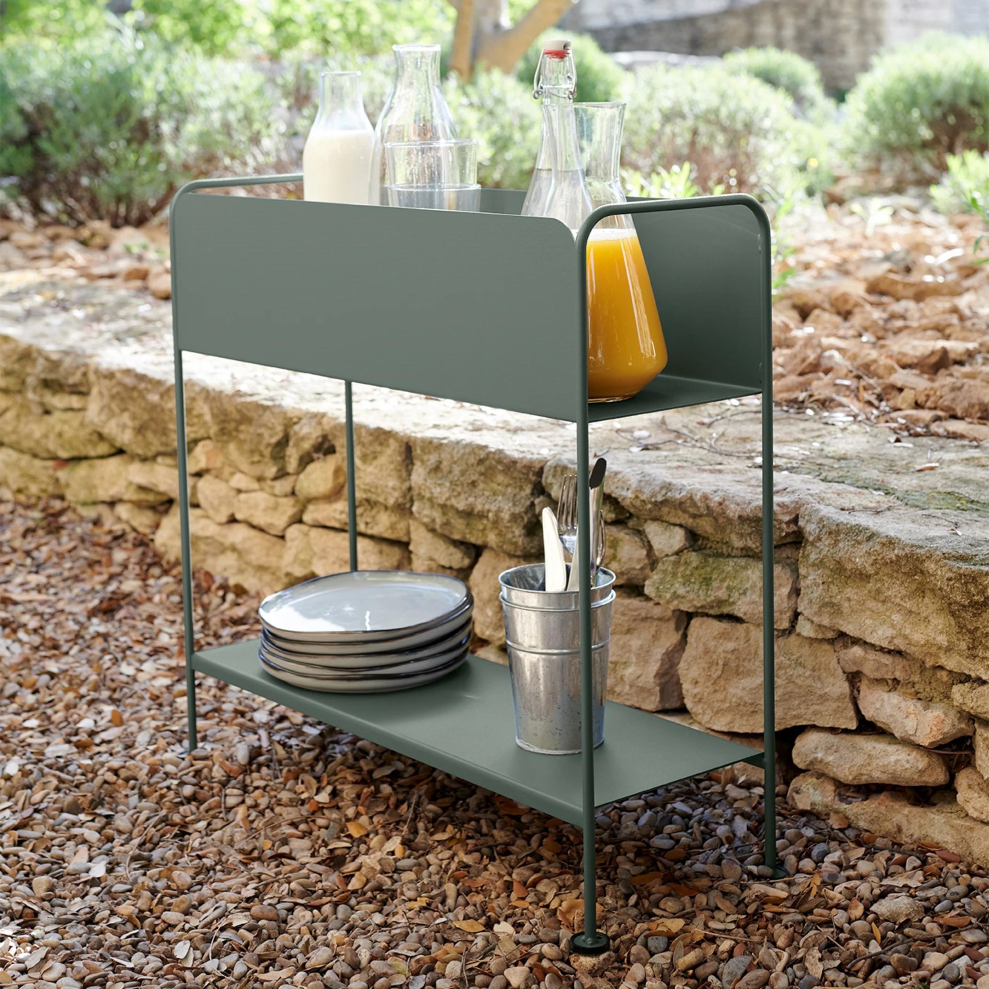 Regál na květináče nebo stolování Fermob PICOLINO V.63 cm - Willow Green_6