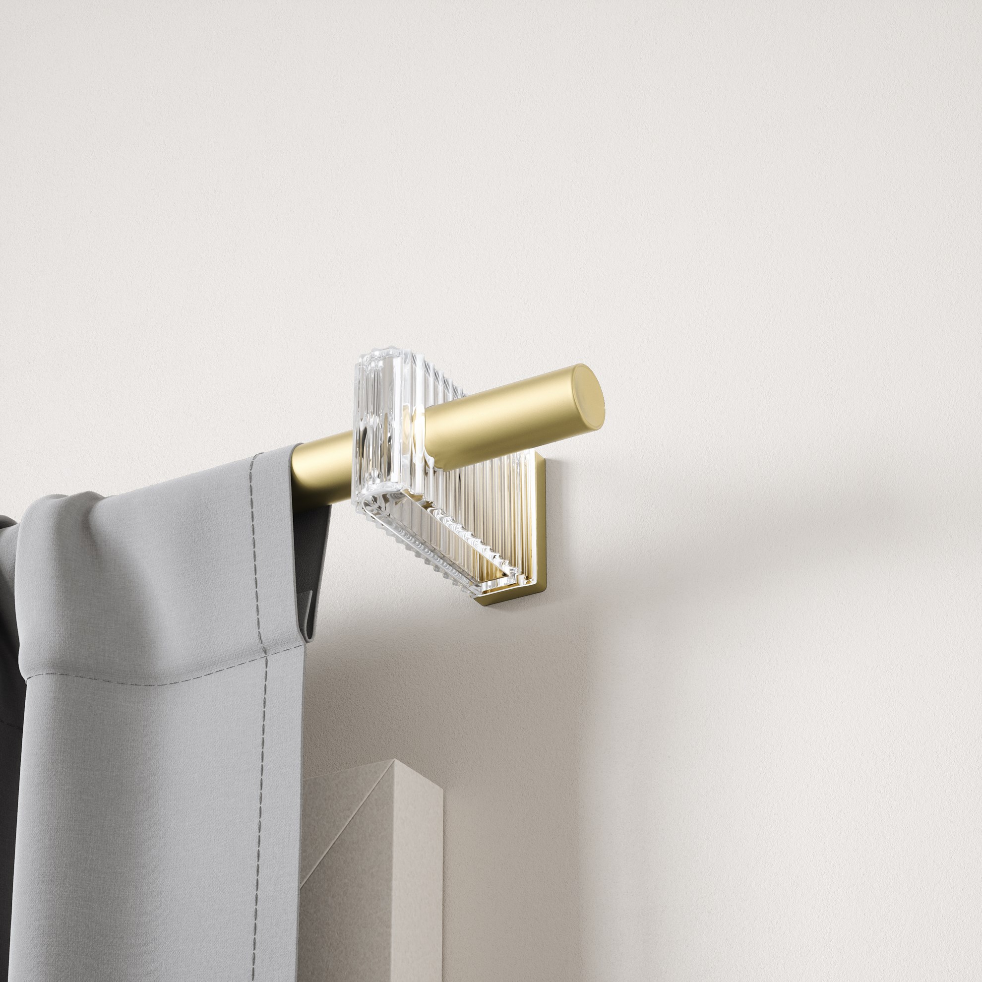 Rozšířitelná garnýž Umbra FLUTE D.107-305cm zlatá_0