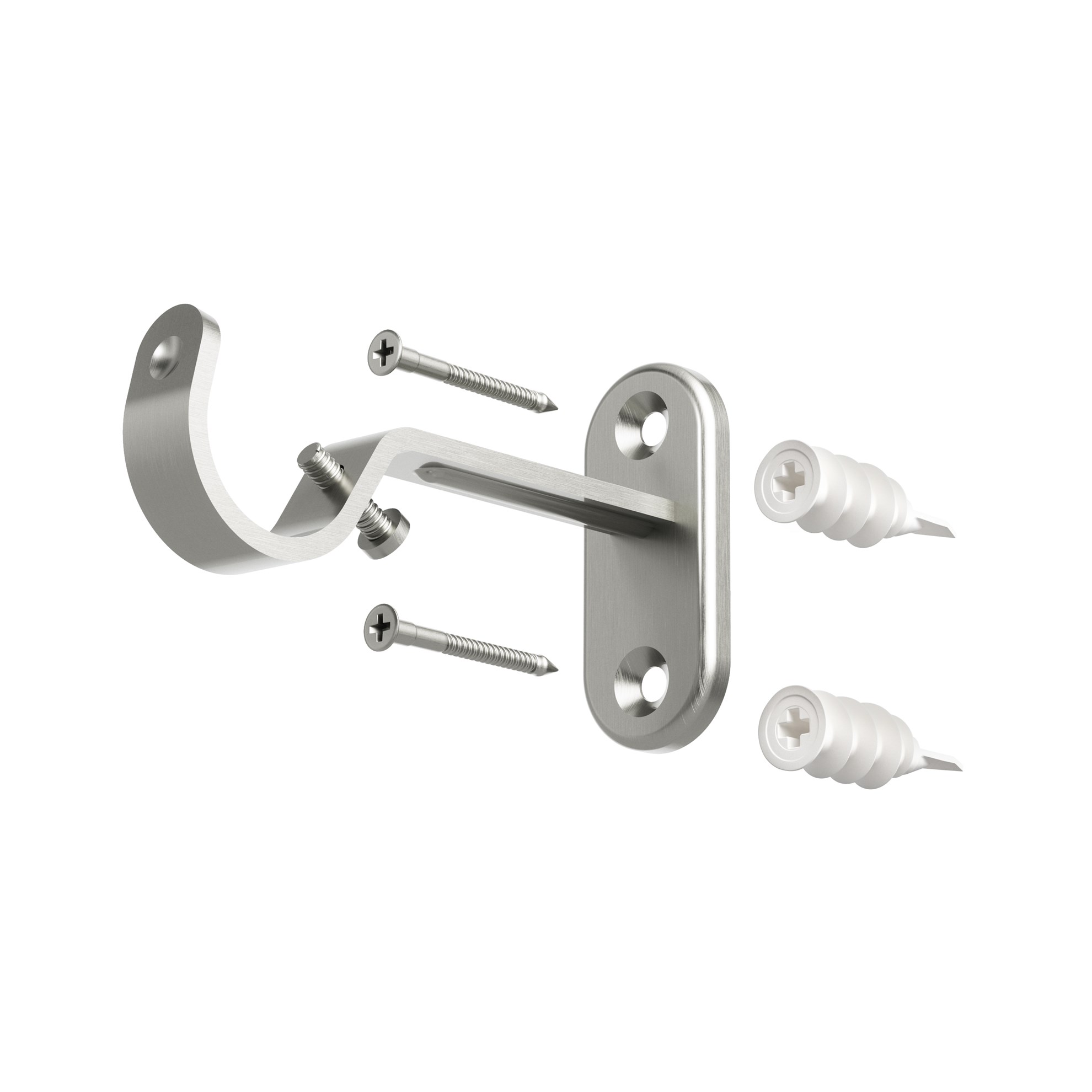 Rozšířitelná garnýž Umbra FLUTE D.107-305cm matný nikl_1