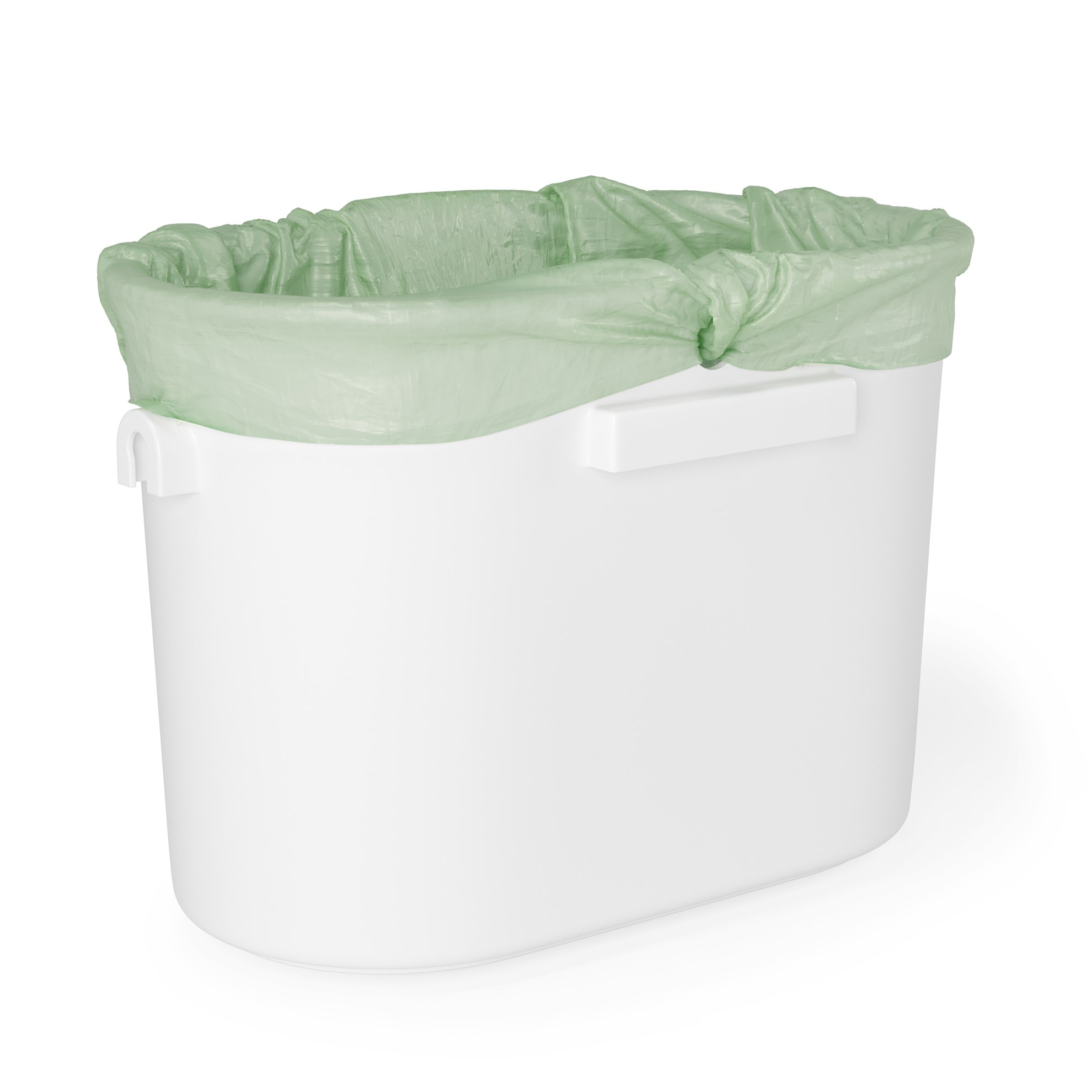 Kompostovací koš Umbra BELLWOOD bílý/přírodní_5