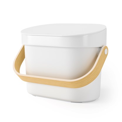 Kompostovací koš Umbra BELLWOOD bílý/přírodní_15