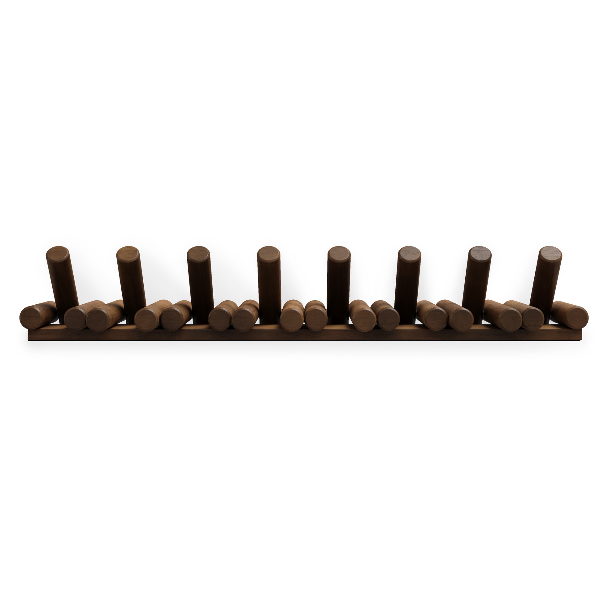 Věšák Umbra PICKET 8 háčků hnědý_2