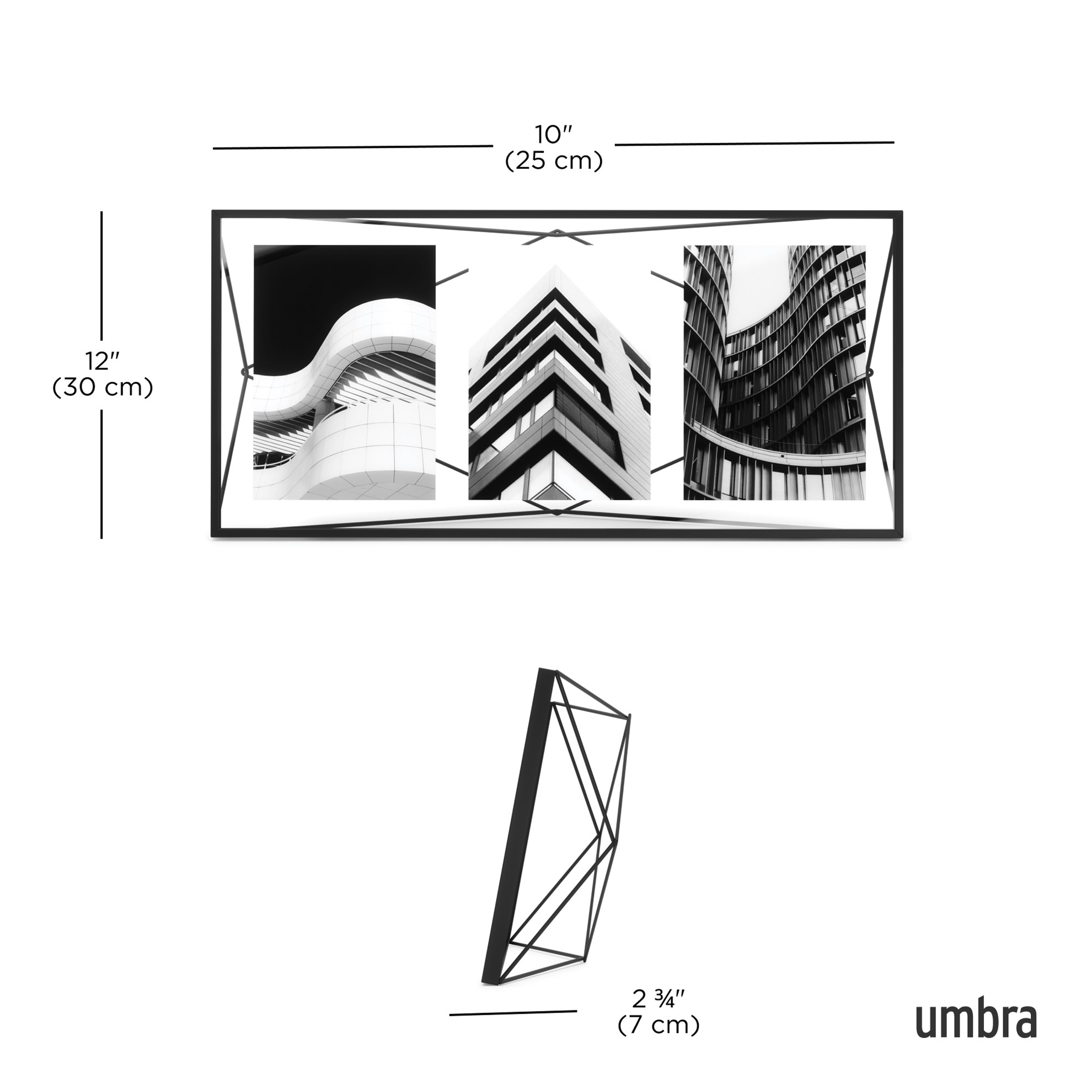 Fotorámeček Umbra PRISMA 48x23cm černý_4