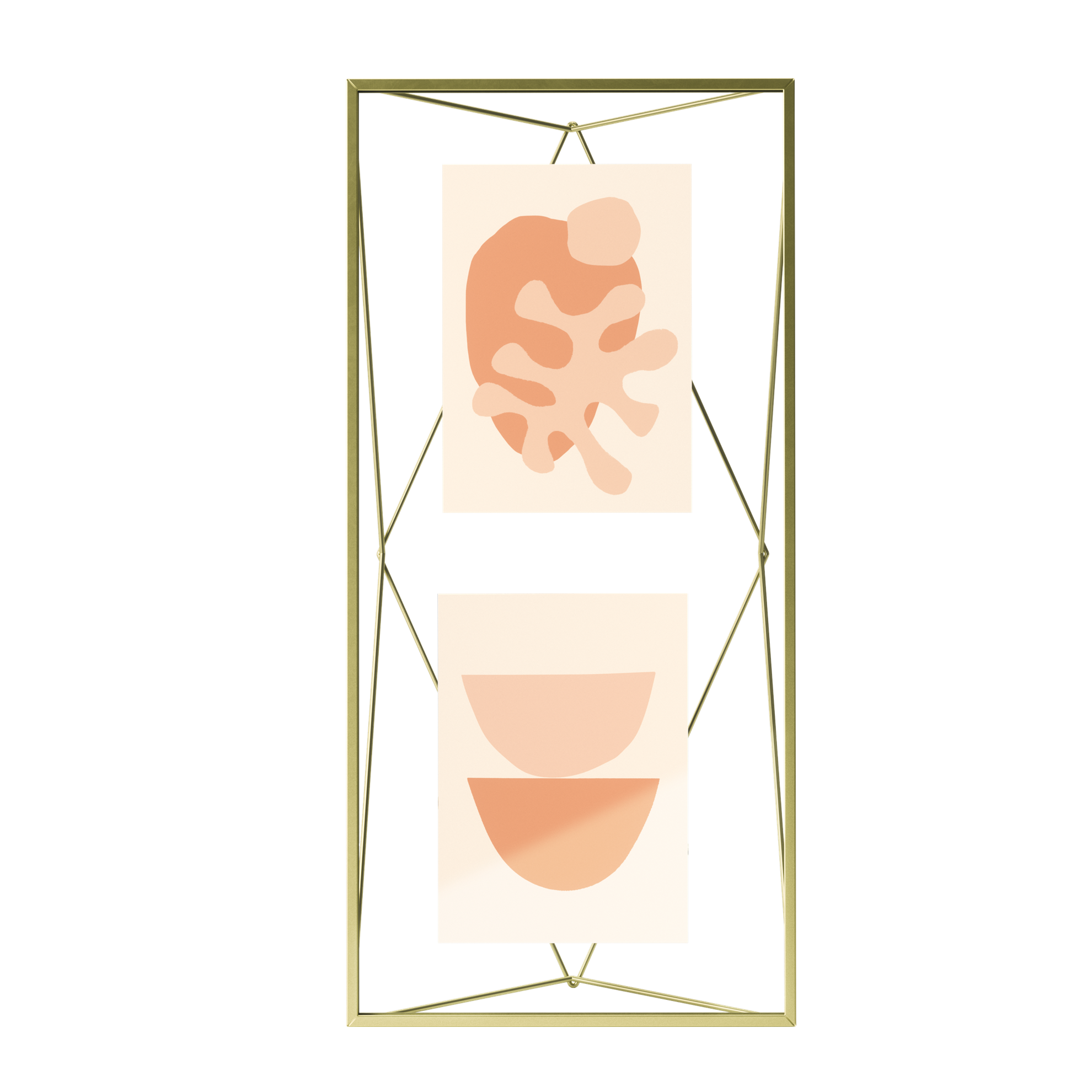 Fotorámeček Umbra PRISMA 48x23cm mosazný_4