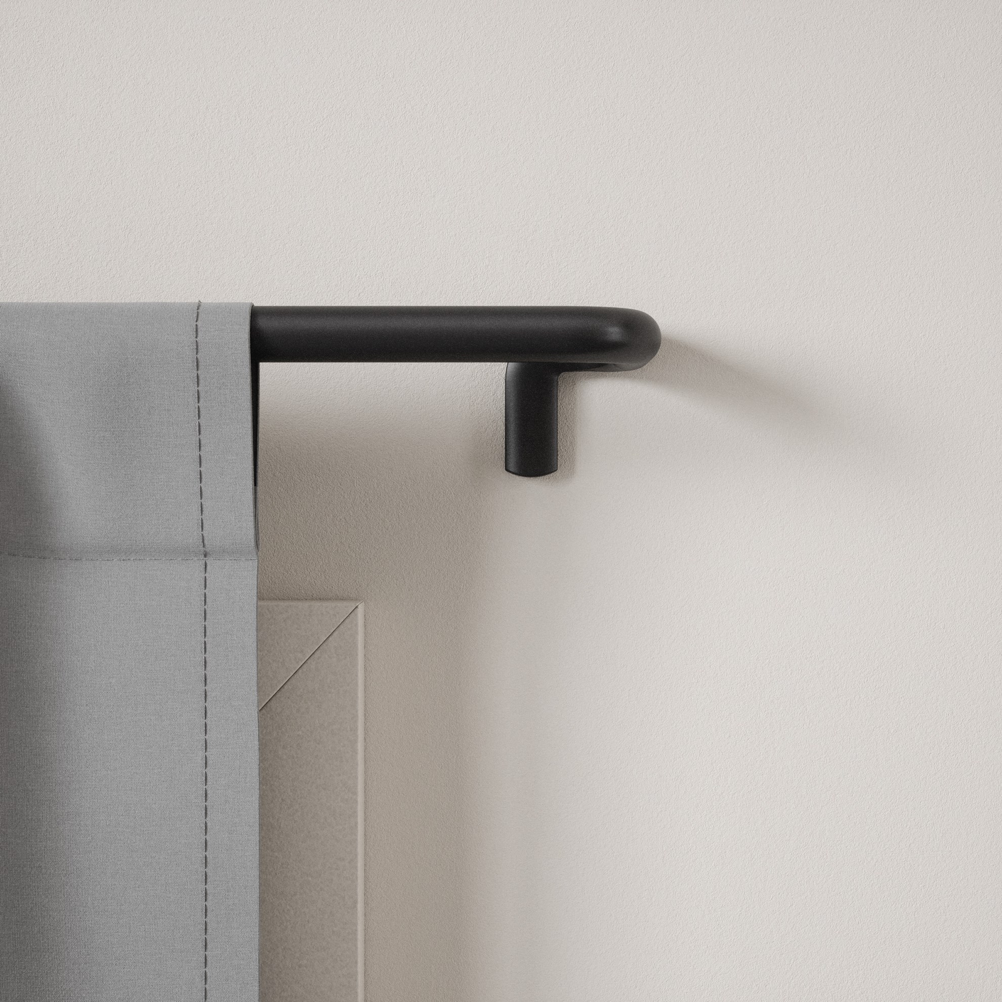 Rozšiřitelná zatemňovací garnýž Umbra TWILIGHT 76-213cm černá_8