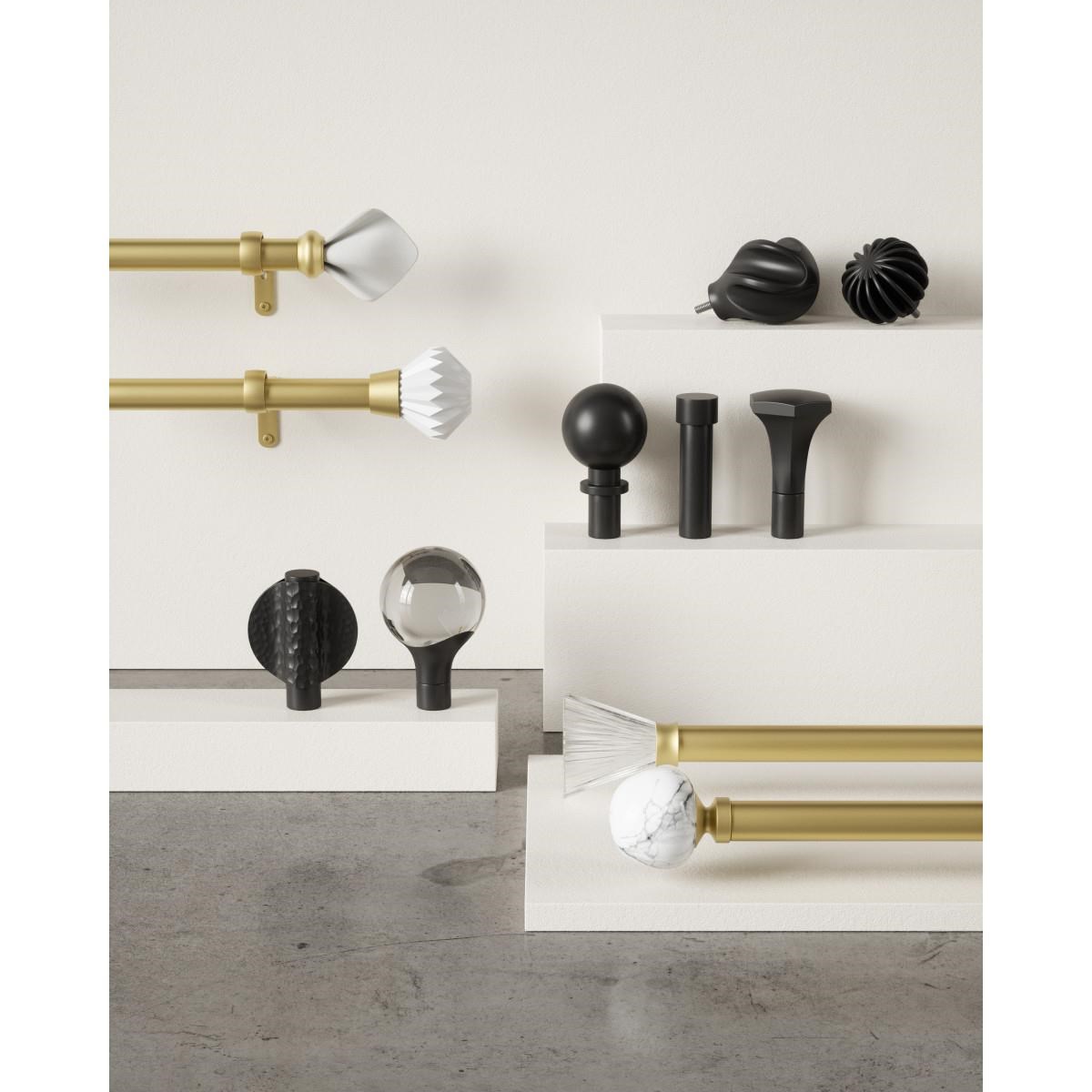 Rozšiřitelná garnýž FINN 107-305cm černá_1