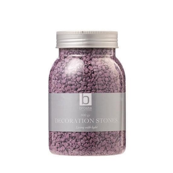 Dekorační kamínky Broste 800g levandulové._0
