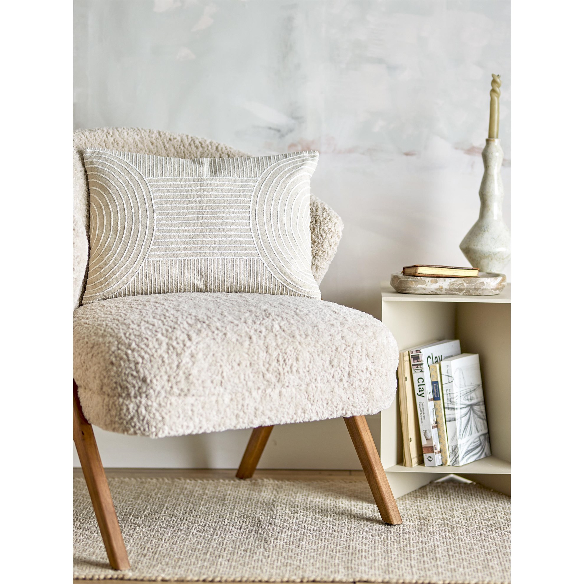 Polštář CHUN vč. výplně 50x35cm béžový_3