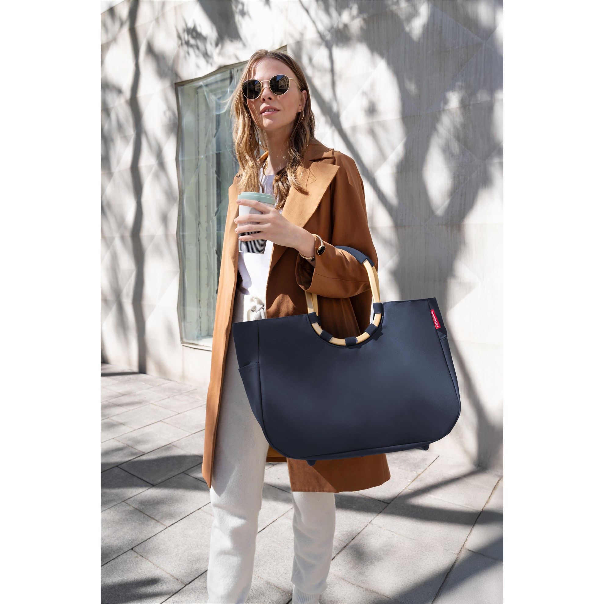 Módní taška Reisenthel Loopshopper L midnight gold_2