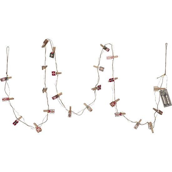 LED adventní osvětlení s 24mi kolíčky s čísly ADVENT_0