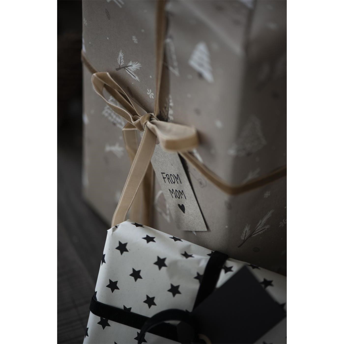 Sametová stuha na cívce Ib Laursen 10 m clay_3