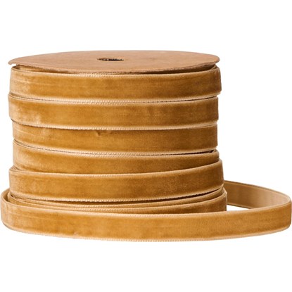 Sametová stuha na cívce Ib Laursen 10 m clay_0