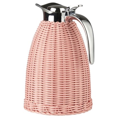 Termoska s polyratanovým opletem Ib Laursen sv. růžová 1,5 l_3