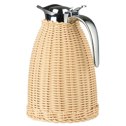 Termoska s polyratanovým opletem Ib Laursen přírodní 1,5 l_0