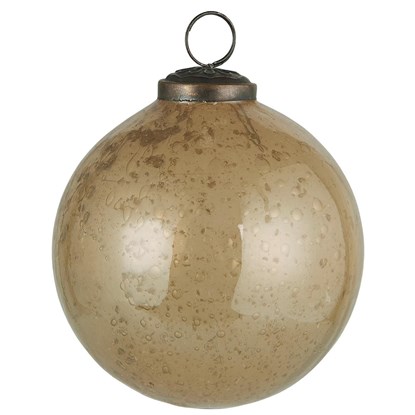 Skleněná vánoční ozdoba Ib Laursen P.9,5 cm honey_2