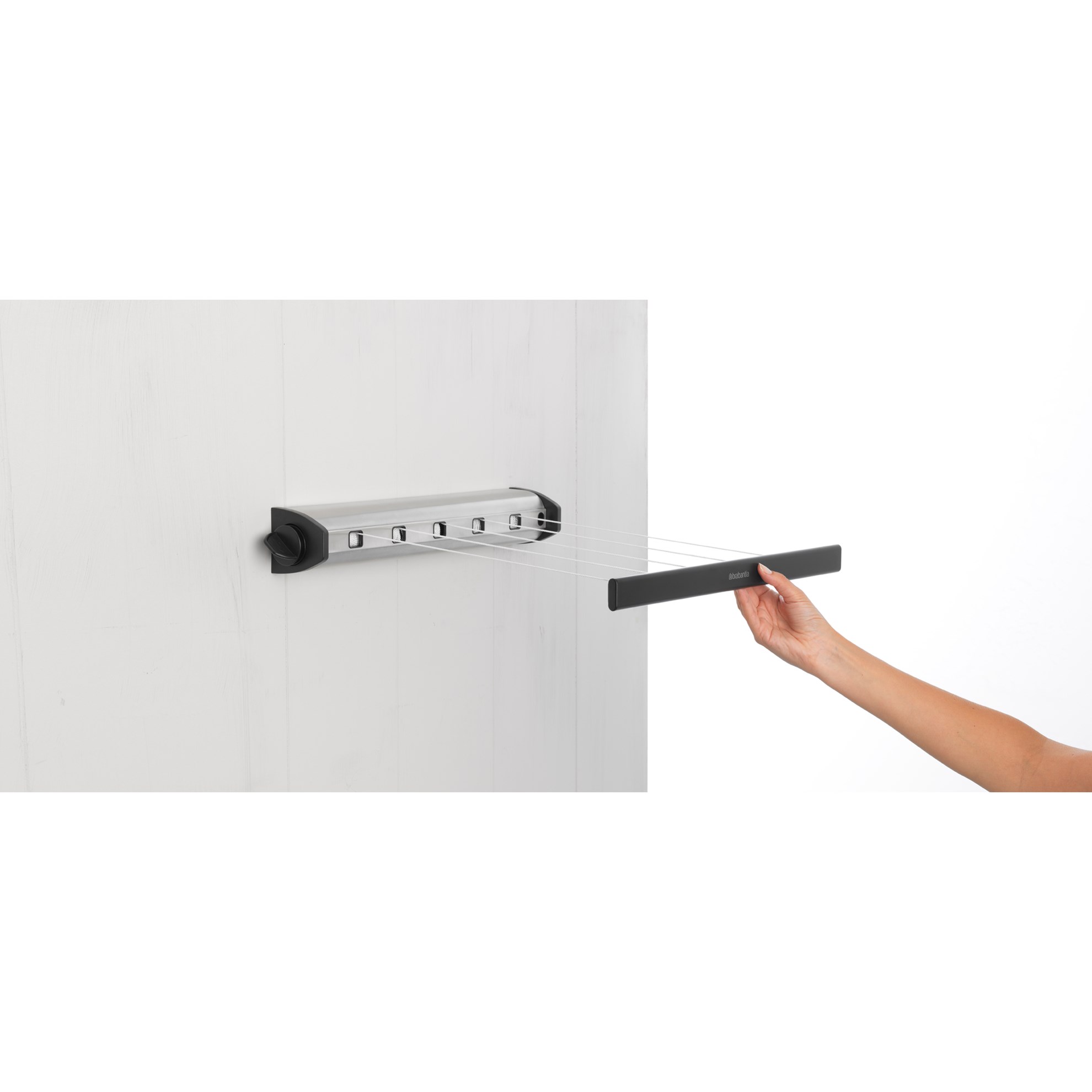 Výsuvný sušák Brabantia PULL OUT stříbrný_2