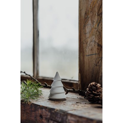 Keramický vánoční stromek SKOGSHULT 7cm bílý_3