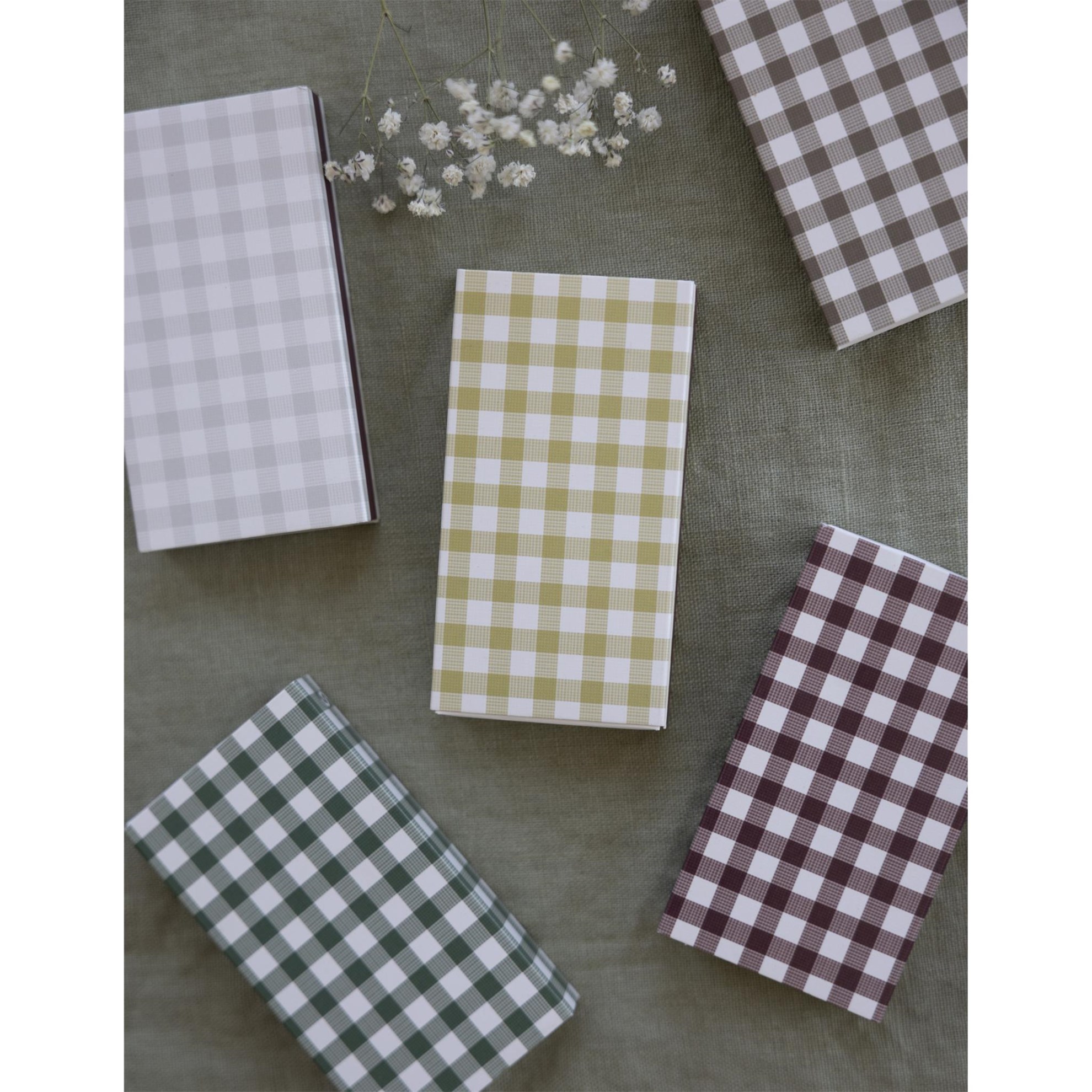 Dekorační zápalky RUTAN velké žluté káro_2