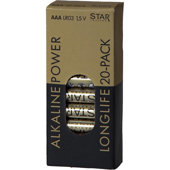 20x Startrading Longlife alkalická AAA baterie 1,5V_0