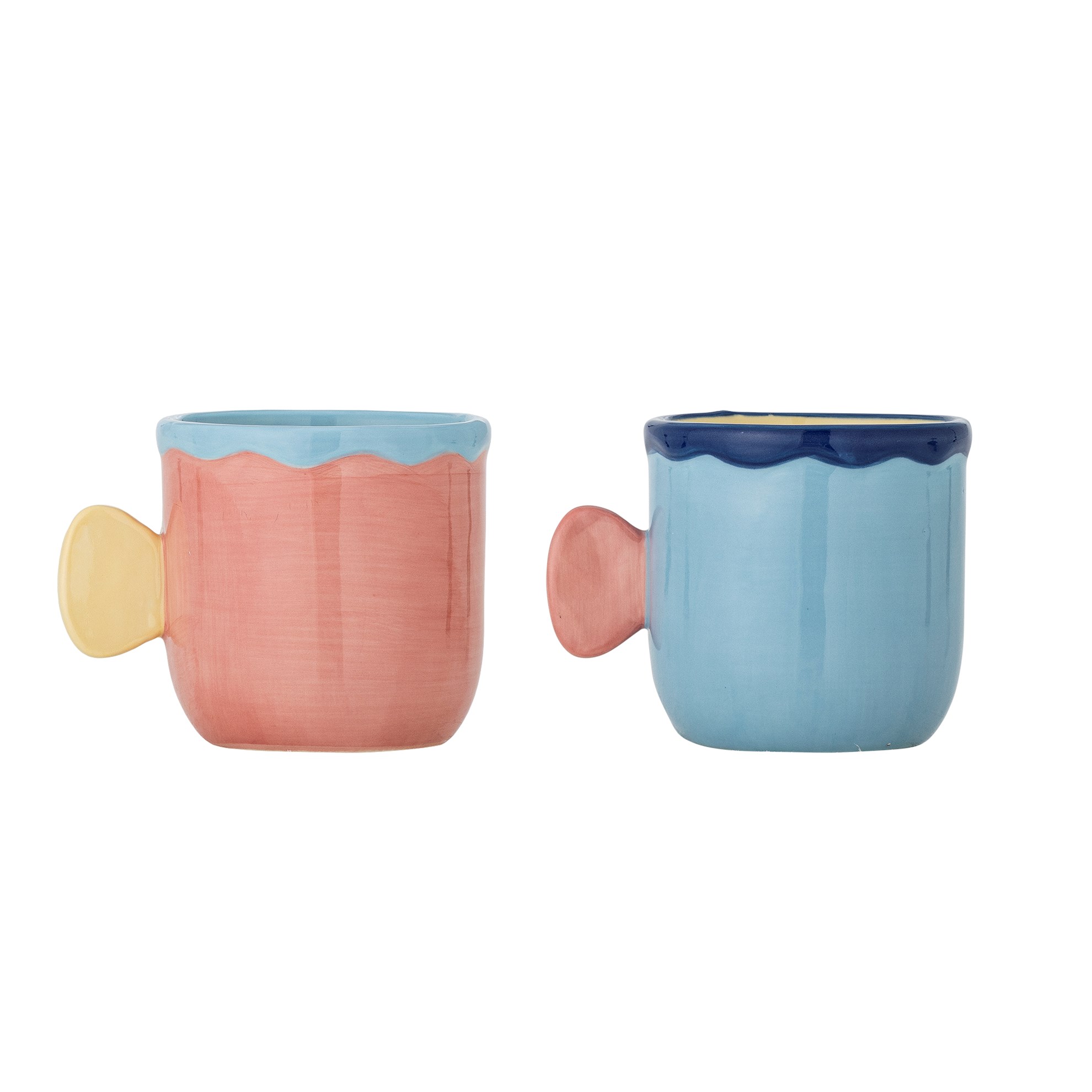 Sada dvou hrnků WILLY s motivem ryby, kamenina_1