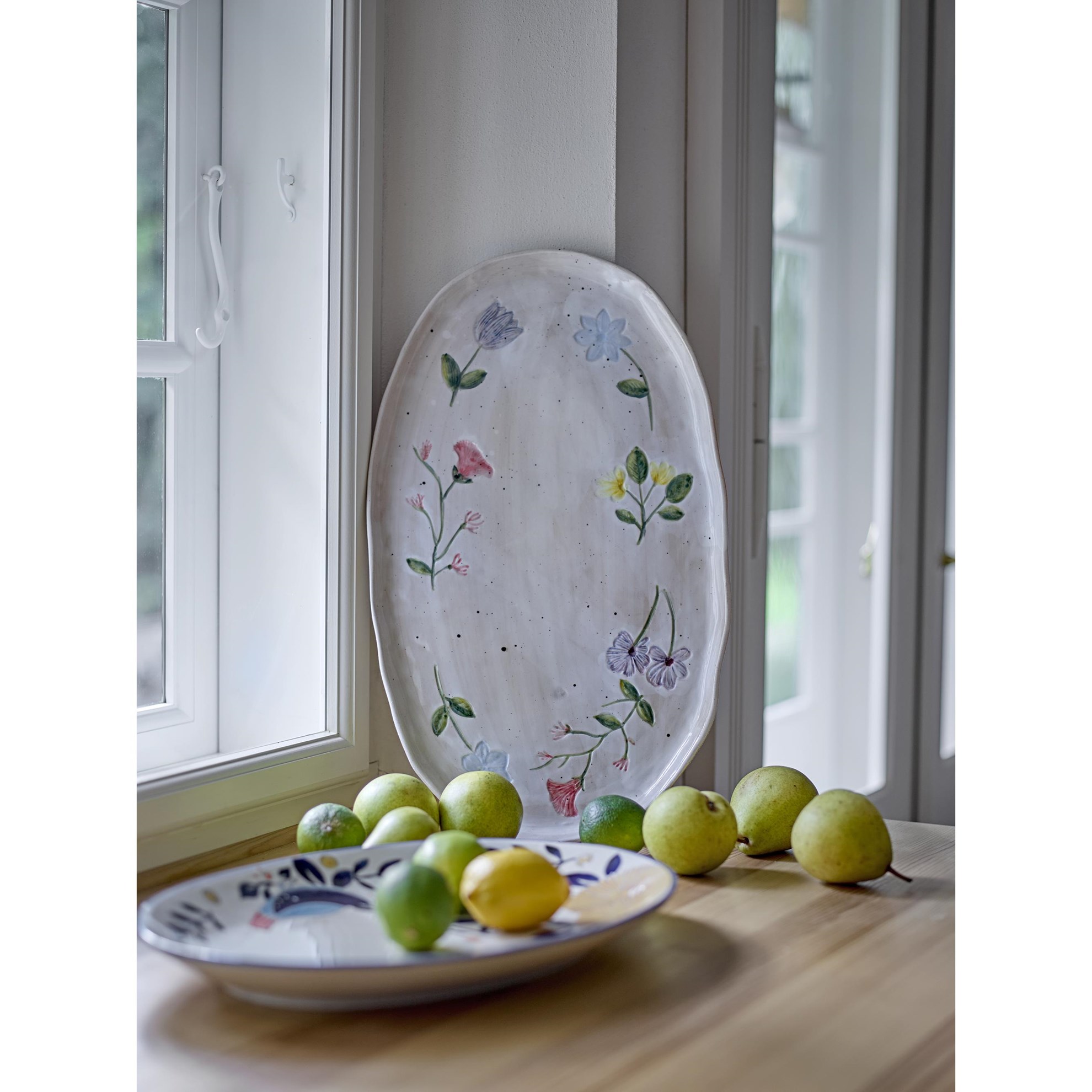 Servírovací talíř s květinovým motivem CAMILLA 43 cm_2