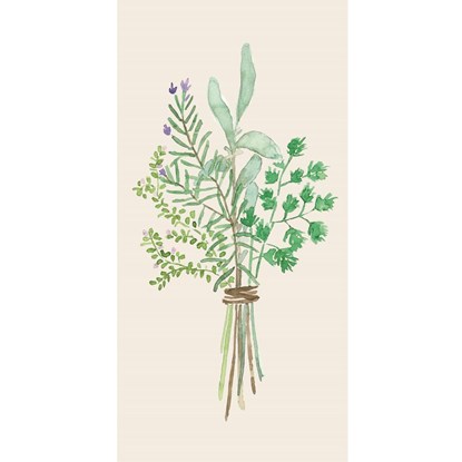 Papírové ubrousky Ib Laursen 10x20 cm bylinkové kytice BAL/16 ks_0