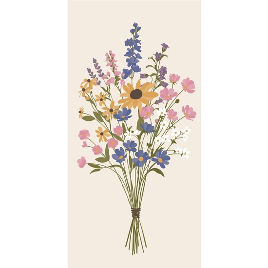 Papírové ubrousky Ib Laursen 10x20 cm letní kytice BAL/16 ks_0