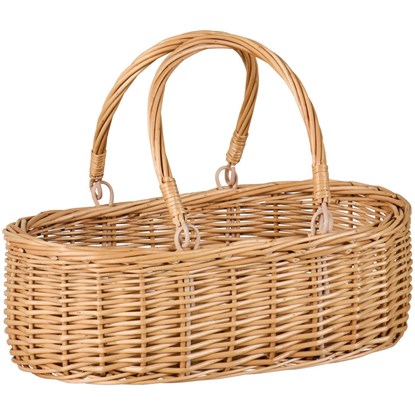 Oválný proutěný košík s uchy Ib Laursen_0
