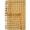 Pléd/přehoz Ib Laursen kostkovaný 130x160 cm žlutý_4