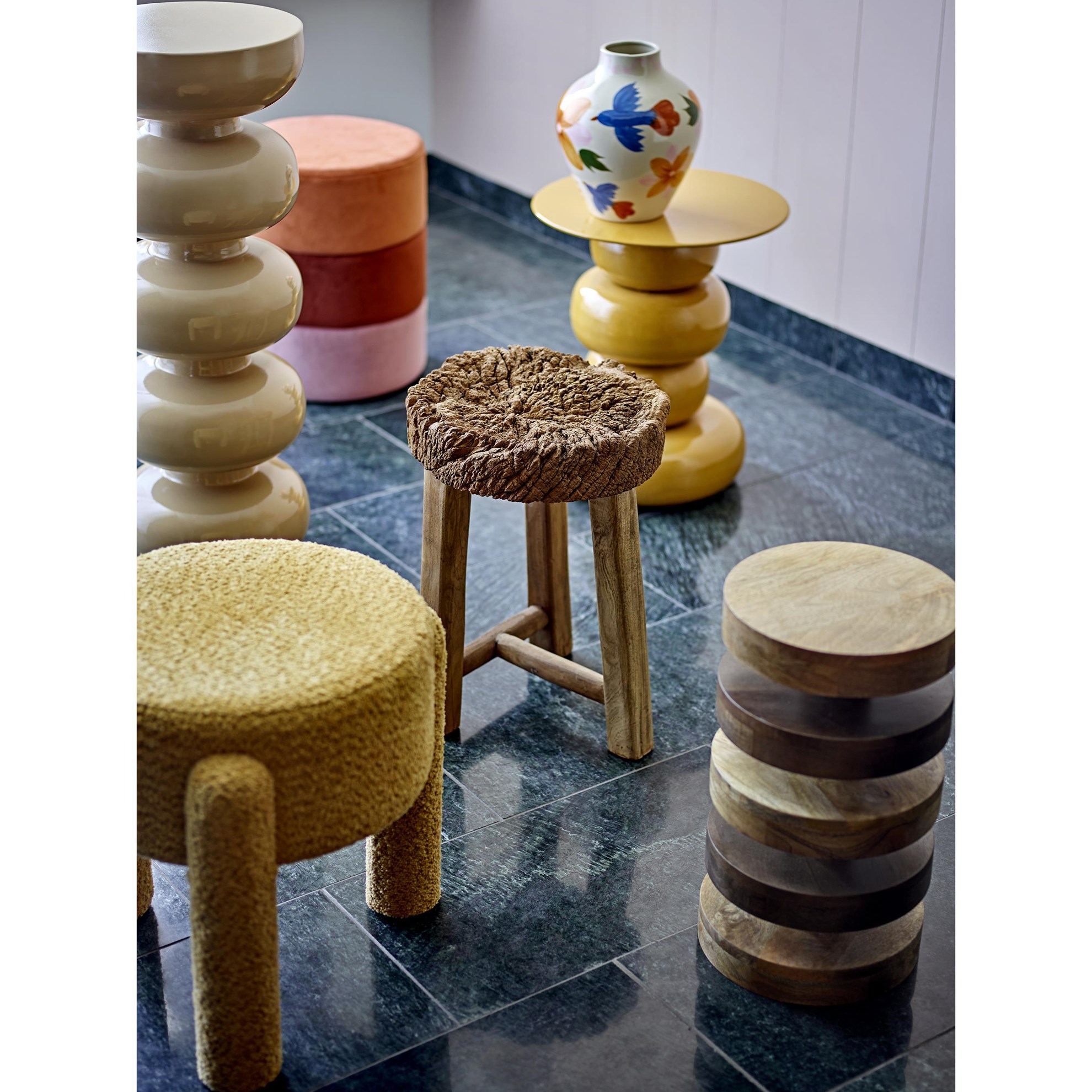 Ručně malovaná váza MARICALA 27 cm kamenina_4